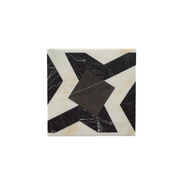 Maitland-Smith Morgan Polished Marble Side Table