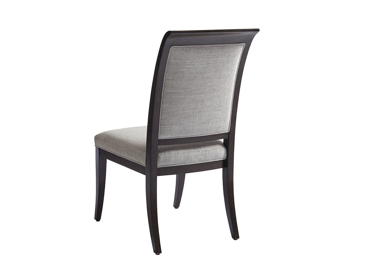 Barclay Butera Kathryn Upholstered Side Chair - Wilshire Finish, Customizable Fabrics or Leathers