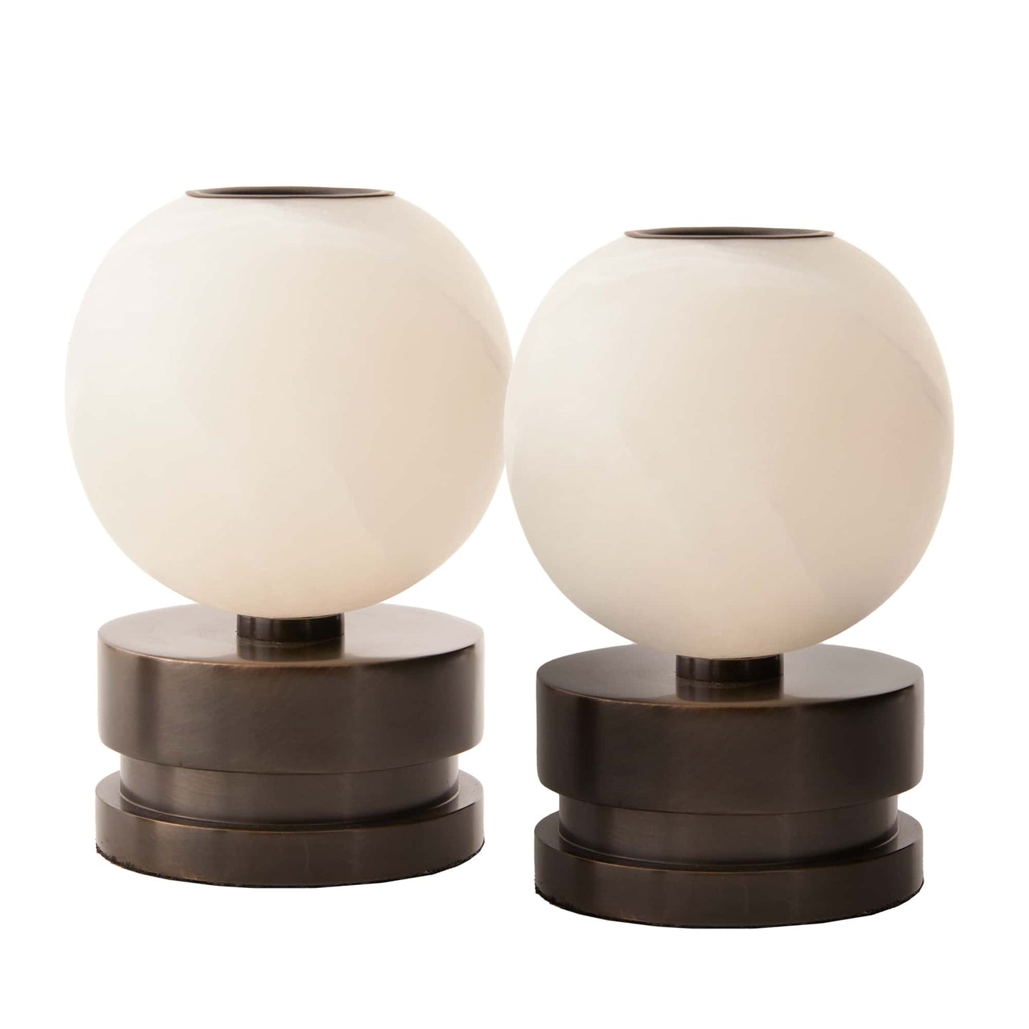 Pluto Candleholders Set of 2 - Modern Chic Candle Holders - Indoor Décor Essentials