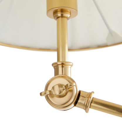 Tilt & Clamp Lamp - Antique Brass Table Task Lamp