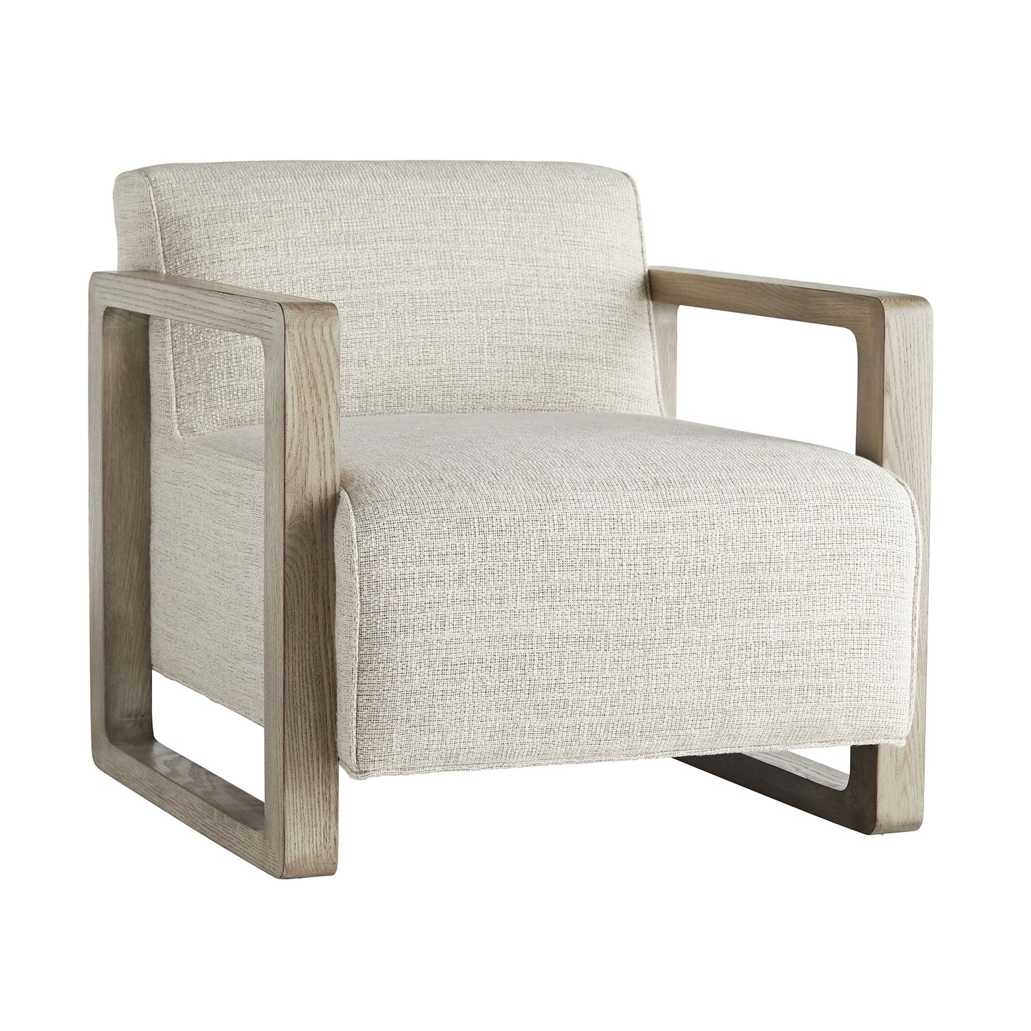 Duran Chair - Fieldstone Gray Linen with Smoke Finish