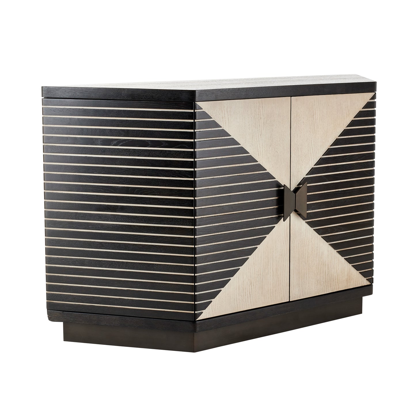 Vector Credenza - Ebony Finish -  Sleek and Modern Storage Solution