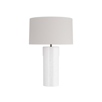 Wyatt Lamp - Elegant Indoor Lighting with Rolled Edges and Hardback Shade