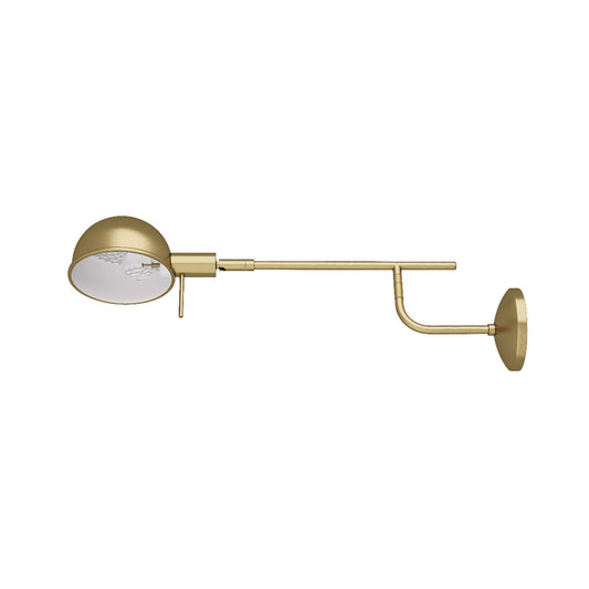 Tempe Sconce - Antique Brass Swing Arm Reading Light for Stylish Bedside Illumination