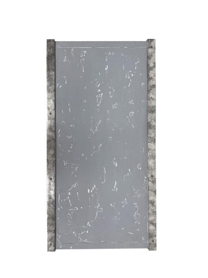 Maitland Smith San Juan Chest of Drawers – Mist Grey Lacquer & Polished Nickel Finish, 3-Drawer Chest