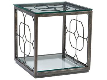 HONEYCOMB SQUARE END TABLE	ARTISTICA HOME	METAL DESIGNS