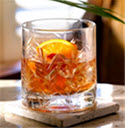 Etched Palm Double Old Fashioned Glasses - Set of 2
