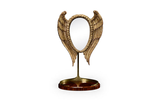 Classical "Winged" High Lustre Santos Dressing Mirror