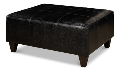 Saber Leather Ottoman [53394]