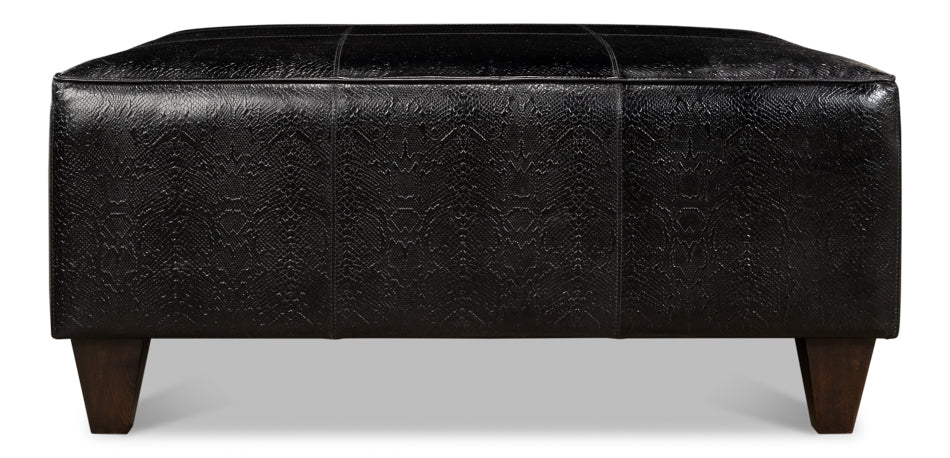 Saber Leather Ottoman [53394]