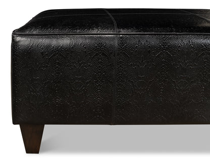 Saber Leather Ottoman [53394]