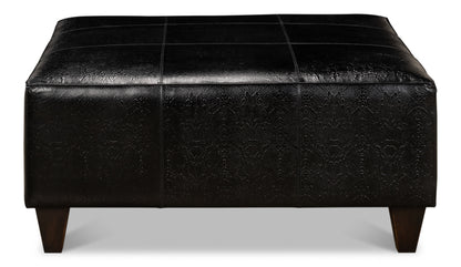 Saber Leather Ottoman [53394]