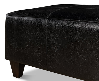 Saber Leather Ottoman [53394]