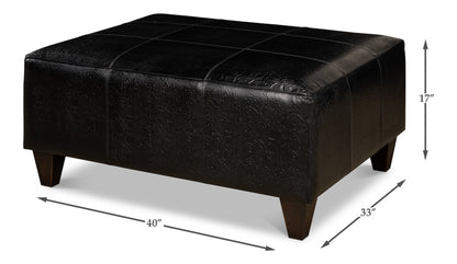 Saber Leather Ottoman [53394]