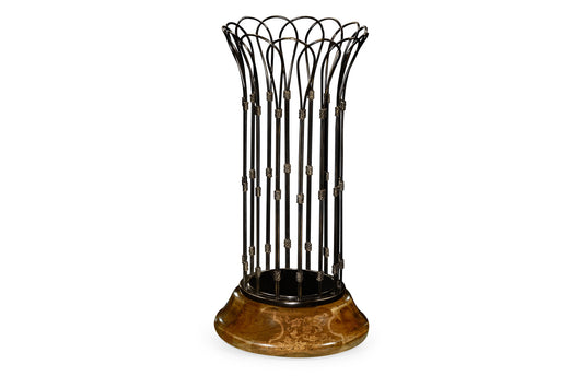 Rossett Antique Black Brass Stick Stand 530080-BRO