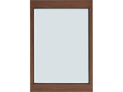 Lexington Kitano Daphne Mirror - Dark Umber Frame, Versatile Hanging Design