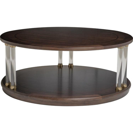 Maitland Smith 8117-33 - EBONIZED SMOKE PALDAO COCKTAIL TABLE