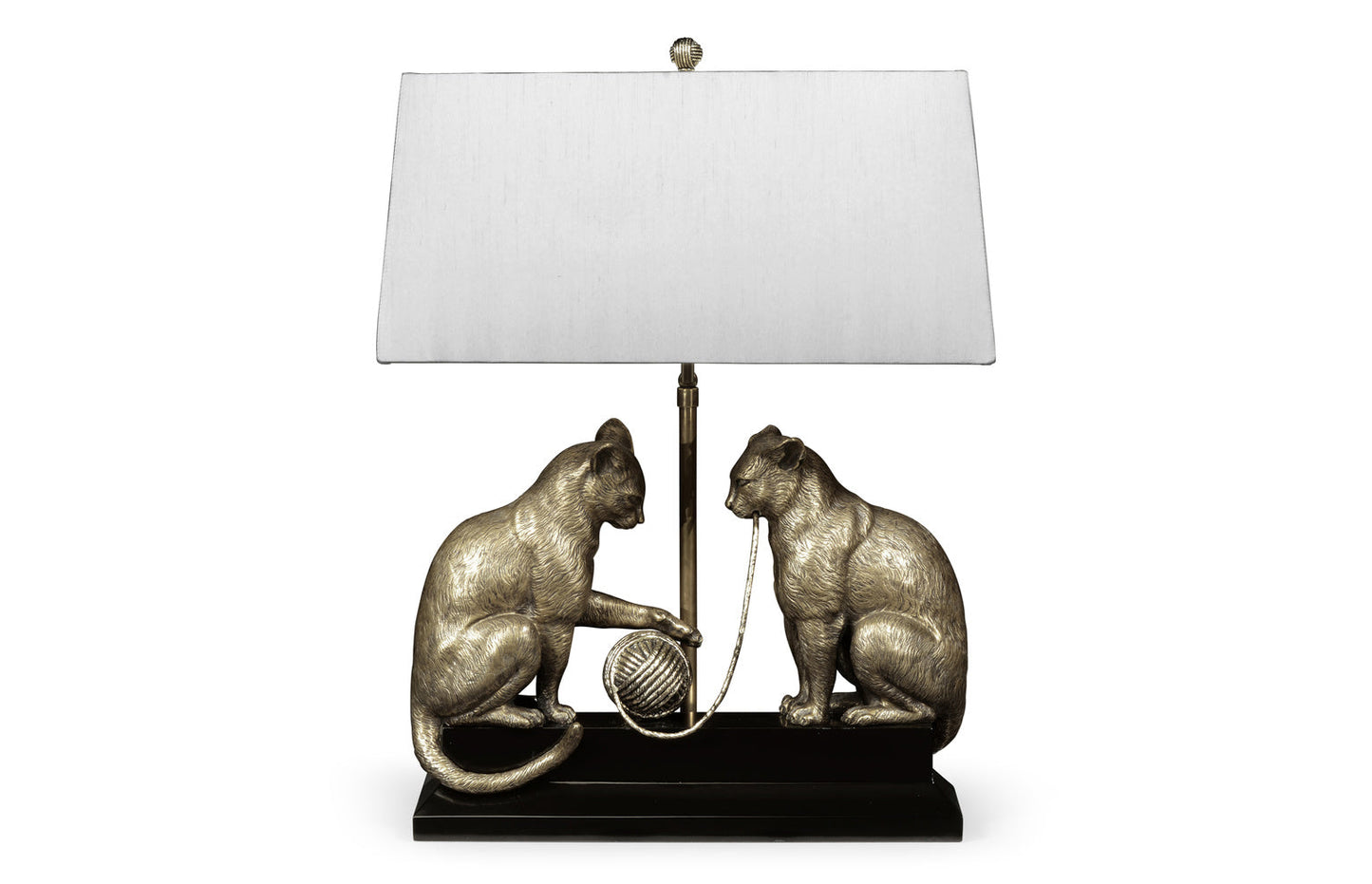 Antique Dark Bronze Cats & Yarn Lamp 495933-DBR
