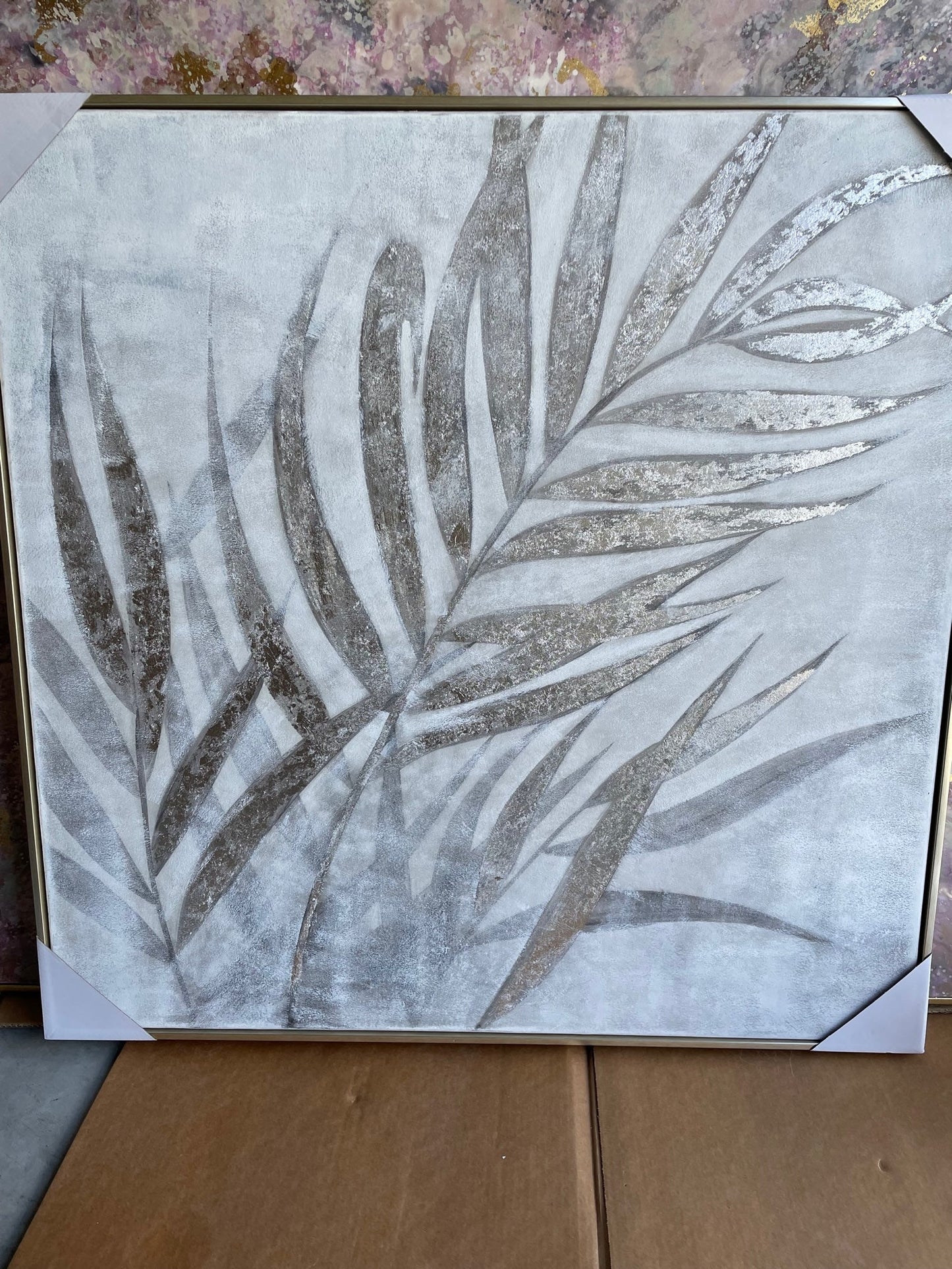 Silver Leaves ART-PA-1014